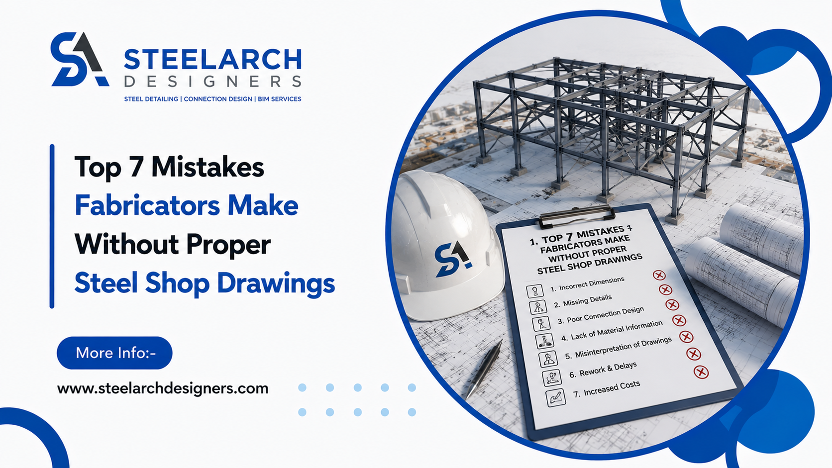 Top 7 Mistakes Fabricators Make Without Proper Steel Shop Drawings